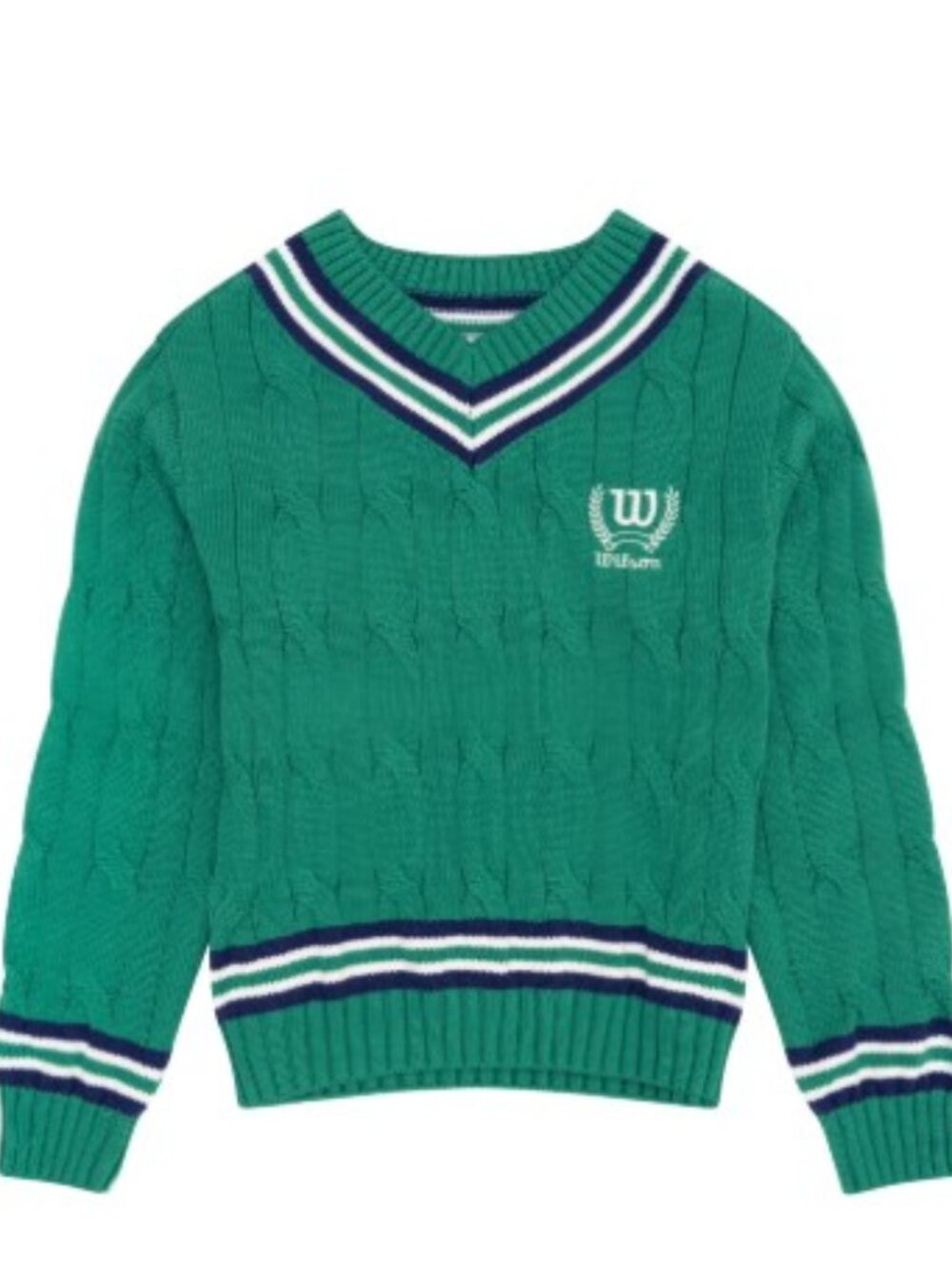 Wilson Girls V-Neck Sweater Green Multiple Sizes